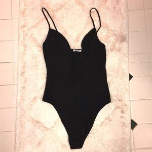 Zara Scrunched Material Bodysuit